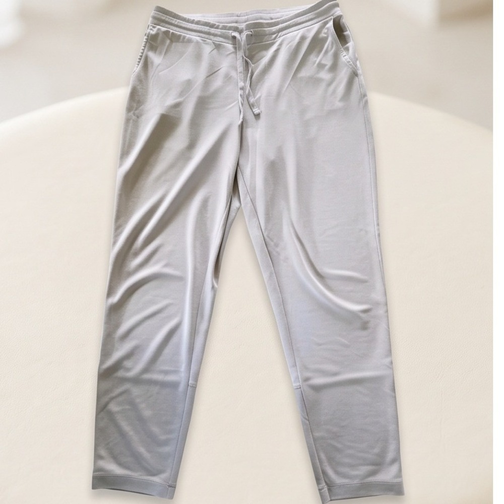 J.‎ Jill Pure Jill M Sand-Washed Tencel Modal Joggers Taupe Gray Medium